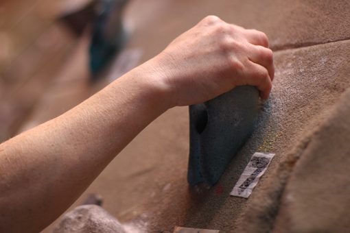 Bouldering at Huddersfield Leisure Centre Climbing Wall: a great family venue!